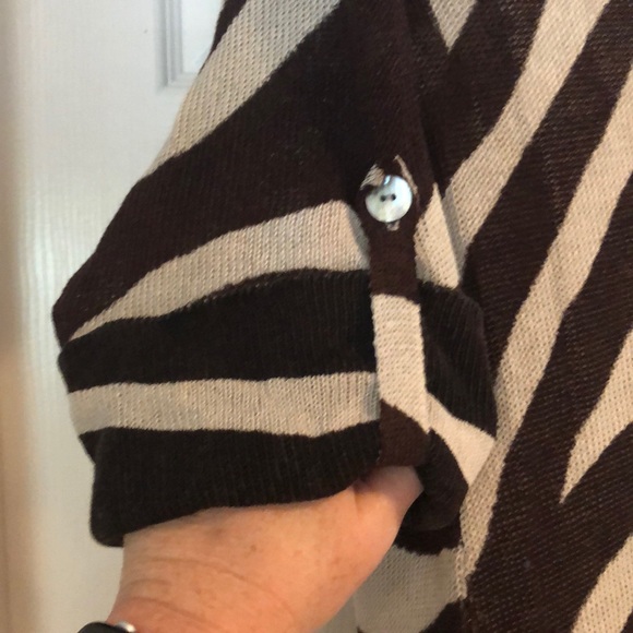 Chico’s Brown & tan cardigan - Picture 3 of 4